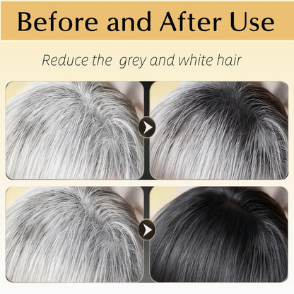 FHH 2-Pack Gray Hair Reverse Bar Soap - Black Soap for Gray Hair & Beard Darkening, Deep Clean & Nourish Scalp - Natural Hair Soap Bar for Men and Women Avelisse