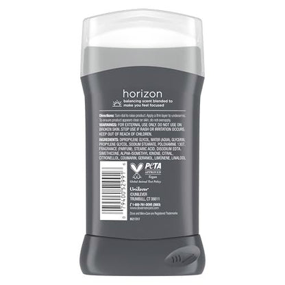 DOVE MEN + CARE Aluminum-Free Deodorant Stick for Men, Vanilla Bean & Sandalwood Mood Boosting Scent, 72HR Odor Protection, 3 oz