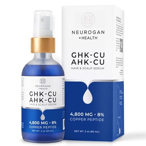 Neurogan GHK-Cu + AHK-Cu Hair Serum Pro - Lightweight Dual Copper Peptide Scalp Serum for Daily Hair & Scalp Care, 2 oz Avelisse