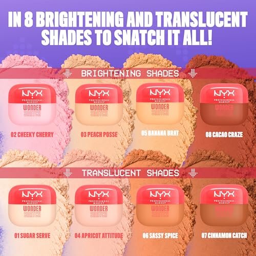 NYX PROFESSIONAL MAKEUP Wonder Setting Powder Puff Applicator – Soft, Reusable Triangle Powder Puff for Loose & Pressed Powders, Baking & Brightening - görsel 12