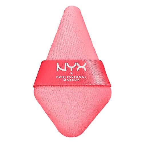 NYX PROFESSIONAL MAKEUP Wonder Setting Powder Puff Applicator – Soft, Reusable Triangle Powder Puff for Loose & Pressed Powders, Baking & Brightening - görsel 2