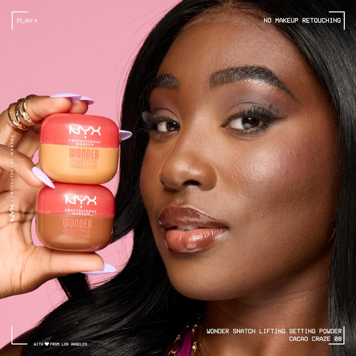 NYX PROFESSIONAL MAKEUP Wonder Setting Powder Puff Applicator – Soft, Reusable Triangle Powder Puff for Loose & Pressed Powders, Baking & Brightening - görsel 9