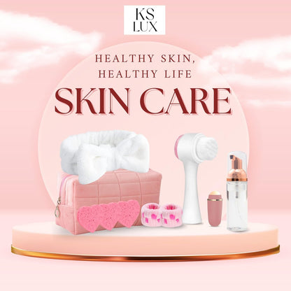 KS LUX Pink Skincare Tools Set for Teens – – Easy to Use: Simple instructions included; each tool is intuitive and – Image 4