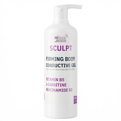 Absonic Sculpt Firming Cavitation Conductive Gel - Toning Gel with L-Carnitine & Vitamin B5 for Body Cavitation, Sculpting & Tightening Devices - 8.5oz - Made in USA Avelisse