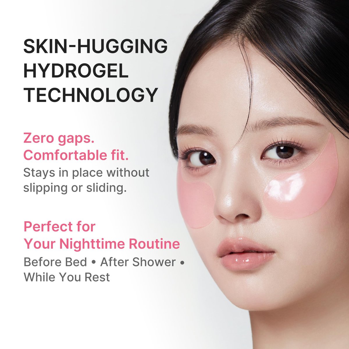 medicube PDRN Caffeine Collagen Eye Patch – 30 Pairs | Gel Eye Patches for Dark Circles, Undereye Bags & Firming Age-Defying Care with Retinol, Collagen | Korean Skincare Avelisse