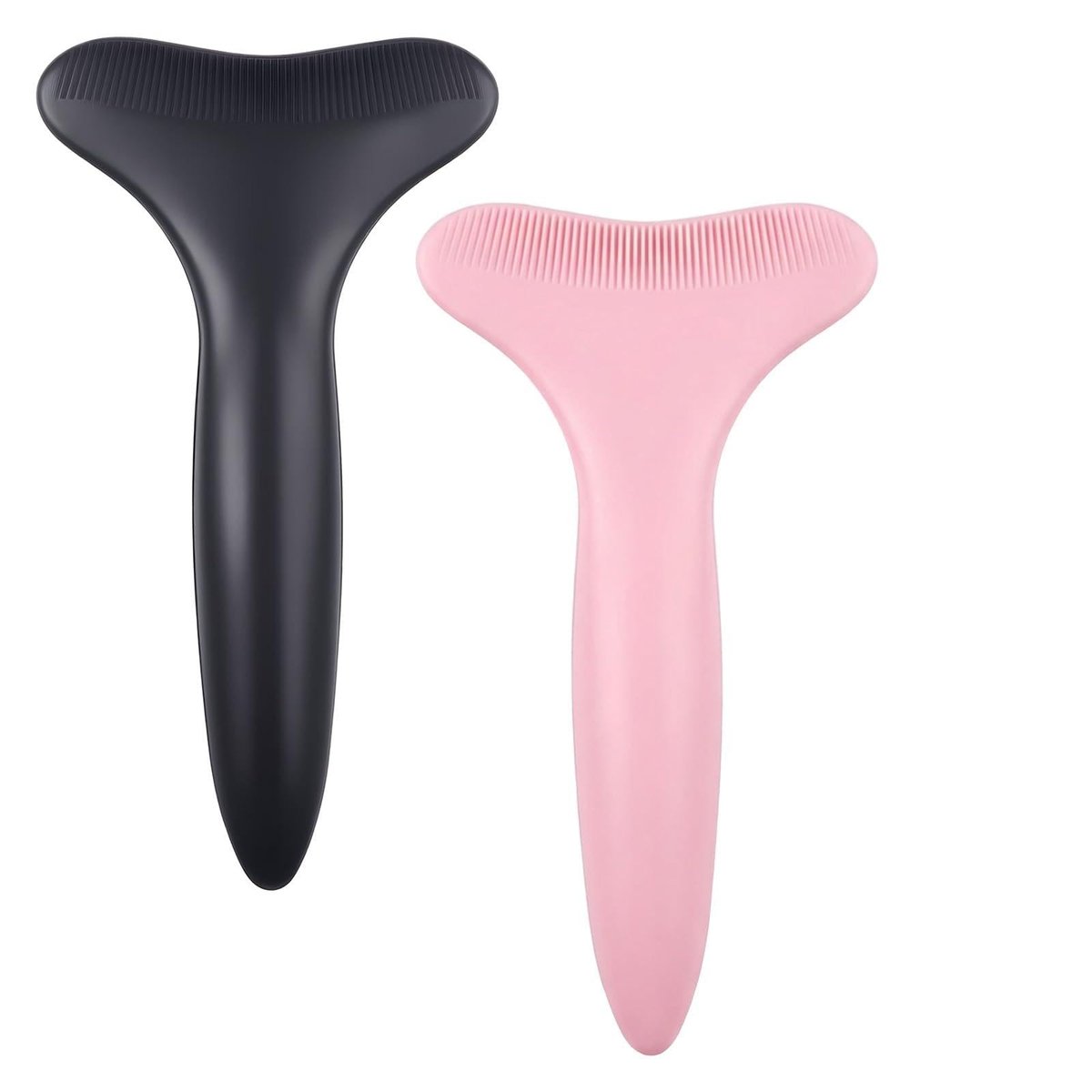 2-Pack Silicone Mascara Shields - Reusable Eyeliner Stencils & Eyeshadow Applicator Guide for Beginners & Pros Avelisse