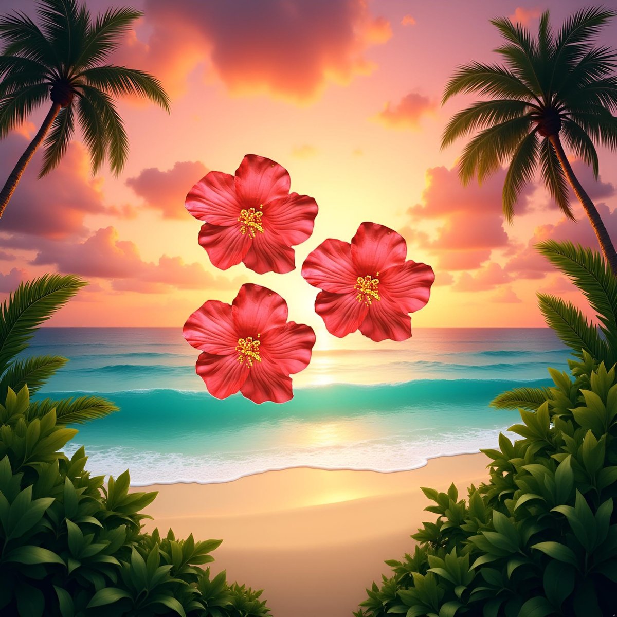 Red Hawaiian Flower Hair Clips (3-Pack) – 8 cm Fabric Bohemian Hair Accessories for Women, Dancers, Bridal, Wedding, Beach & Party - görsel 10