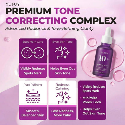 YUFUY Niacinamide 10 + TXA 4 Serum for Face - Korean Glass Skin Centella Dark Spot Corrector, Tranexamic Acid for Uneven Skin Tone & Pore Care, Sensitive Skin (30ml)