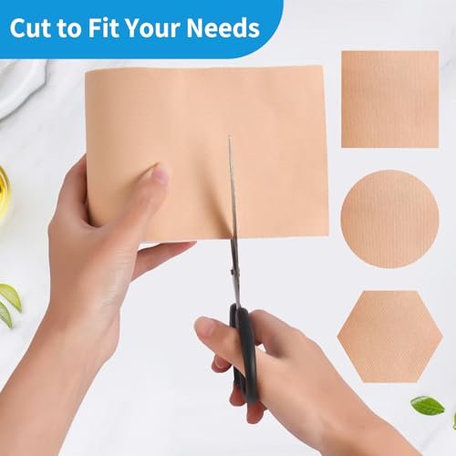 Waterproof & Sweat-Resistant Tattoo Cover Up Tape – Light Tan Skin Tone, 2 Rolls, 4"x16.4ft, Cuttable Cover Up Patches for Tattoos, Scars & Birthmarks Avelisse
