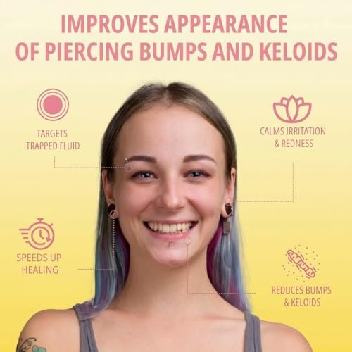 2-Step Piercing Bump Solution: Treatment Oil + Keloid Bump Removal Gel – Professional Aftercare for Nose, Ear & Body Piercings | Effectively Shrinks & Softens Bumps and Scars Avelisse