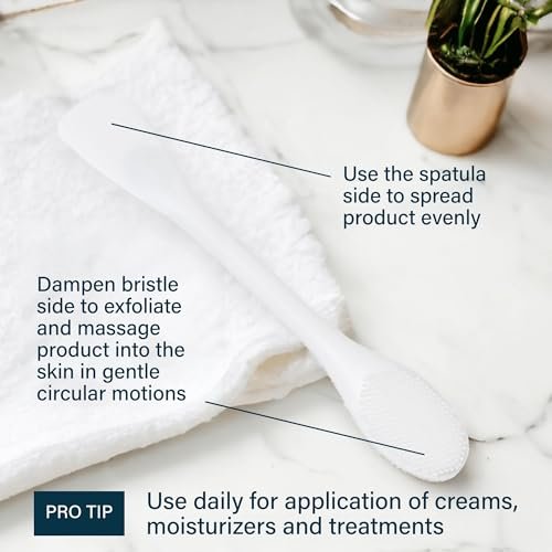 SKINN Pore Polishing Wand - Dual-Sided Silicone Facial Cleansing Brush for Gentle Deep Cleaning & Exfoliation - BPA-Free Manual Pore Cleansing Tool for All Skin Types - görsel 9