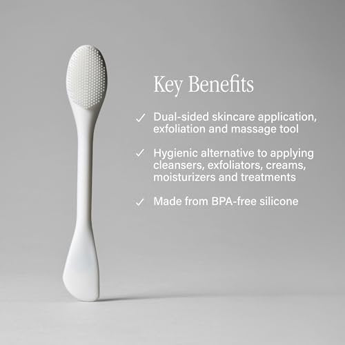 SKINN Pore Polishing Wand - Dual-Sided Silicone Facial Cleansing Brush for Gentle Deep Cleaning & Exfoliation - BPA-Free Manual Pore Cleansing Tool for All Skin Types - görsel 5