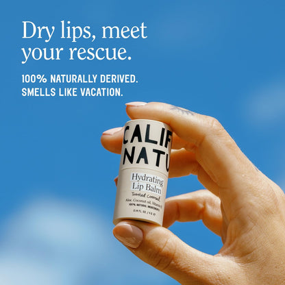 California Naturals Hydrating Lip Balm Duo - Natural, Cruelty-Free, Petroleum-Free - Toasted Coconut & Summer Fig Avelisse