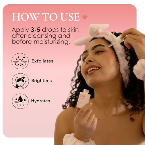 Mandelic Acid Serum Toner Exfoliant | Acne Redness & Balancing Treatment with Niacinamide, Licorice Root & Hyaluronic Acid | Hydrating Exfoliator (Lissy Skincare, 1 fl oz) Avelisse