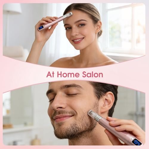 0.25mm Microneedle Derma Roller for Skin – Home Microneedling Pen for Women & Men Avelisse