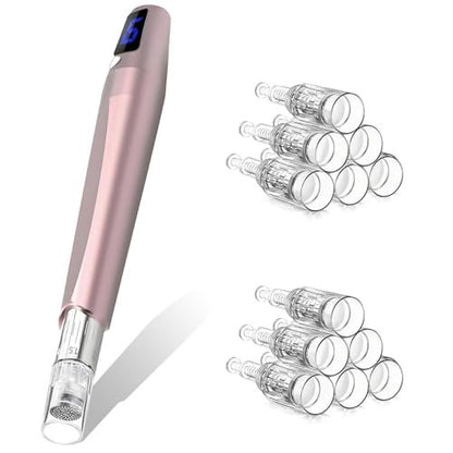 0.25mm Microneedle Derma Roller for Skin – Home Microneedling Pen for Women & Men Avelisse