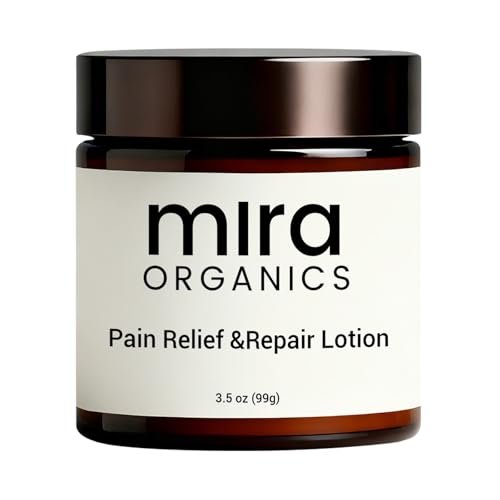 Mira Natural Relief & Repair Lotion – Fast-Absorbing, Non-Greasy Formula for Muscle & Joint Discomfort with Botanical Blend & Moisturizing Care for All Skin Types (3.5 Fl Oz) Avelisse