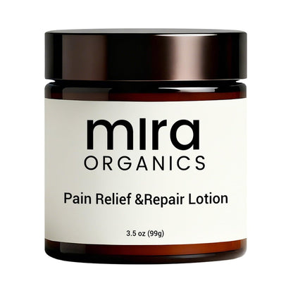 Mira Natural Relief & Repair Lotion – Fast-Absorbing, Non-Greasy Formula for Muscle & Joint Discomfort with Botanical Blend & Moisturizing Care for All Skin Types (3.5 Fl Oz) Avelisse