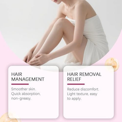 Edottbag 2-Pack Natural Cyperus Rotundus Oil for Hair Removal & Hair Growth Reduction - Pure Plant Extract, 2 fl oz Each, Suitable for All Skin Types