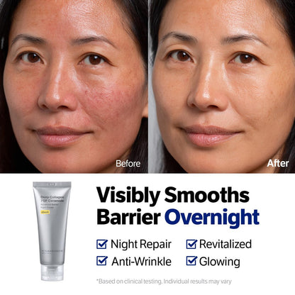 SUNGBOON EDITOR Deep Collagen 7GF Korean Night Cream for Face and Neck | Advanced Skincare Formula with 5 Ceramides & Retinol | Firm-Looking & Barrier-Supporting Nighttime Moisturizer, 1.69 oz Avelisse