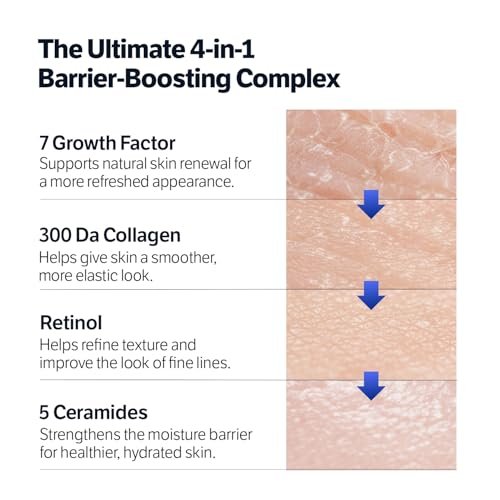 SUNGBOON EDITOR Deep Collagen 7GF Korean Night Cream for Face and Neck | Advanced Skincare Formula with 5 Ceramides & Retinol | Firm-Looking & Barrier-Supporting Nighttime Moisturizer, 1.69 oz Avelisse
