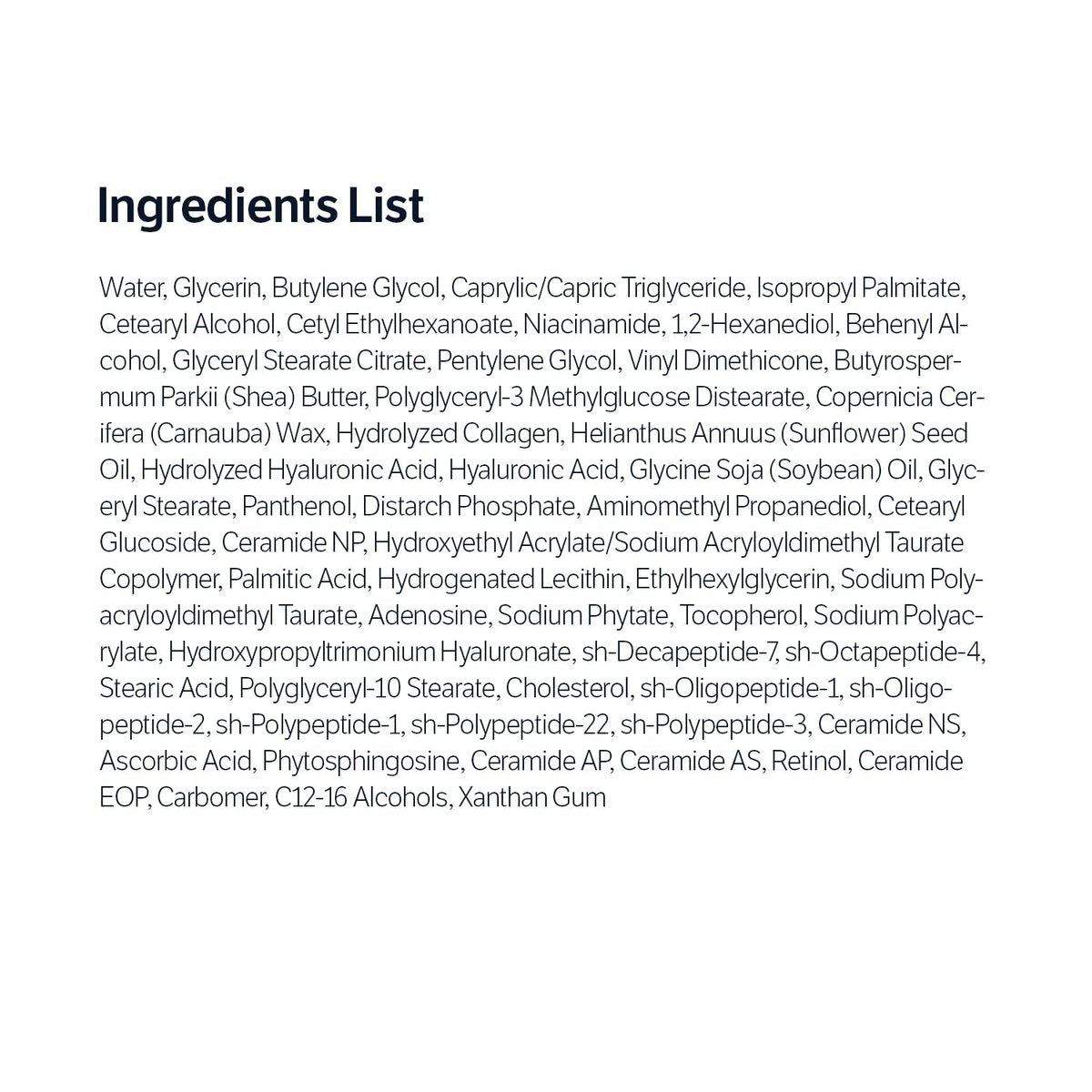 SUNGBOON EDITOR Deep Collagen 7GF Korean Night Cream for Face and Neck | Advanced Skincare Formula with 5 Ceramides & Retinol | Firm-Looking & Barrier-Supporting Nighttime Moisturizer, 1.69 oz Avelisse
