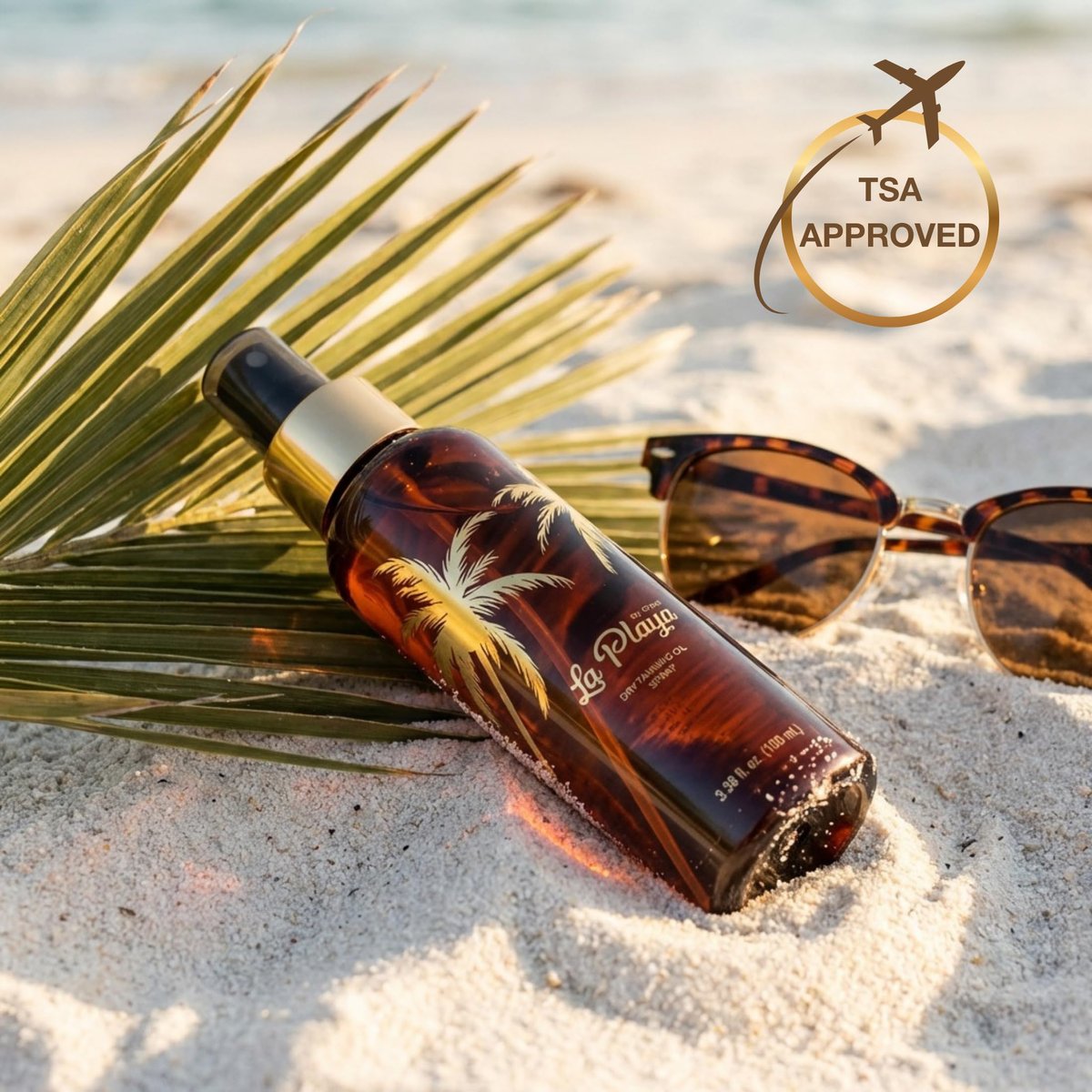 Onyx La Playa Dry Tanning Oil Spray Gel Accelerator - Fast Dark Tan Enhancer for Indoor Tanning Beds & Outdoor Sun, Non-Greasy, No-SPF, 3.38 Fl Oz Avelisse