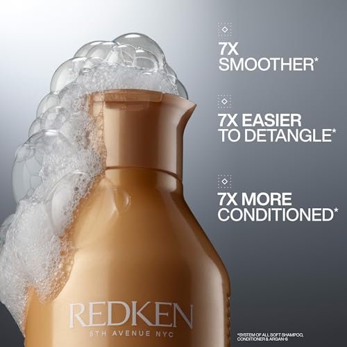 Redken All Soft Mini Kit – Moisturizing Shampoo, Conditioner & Leave In Treatment with Argan Oil for Soft, Hydrated Hair – Travel Size (1.23 Fl Oz Each) Avelisse