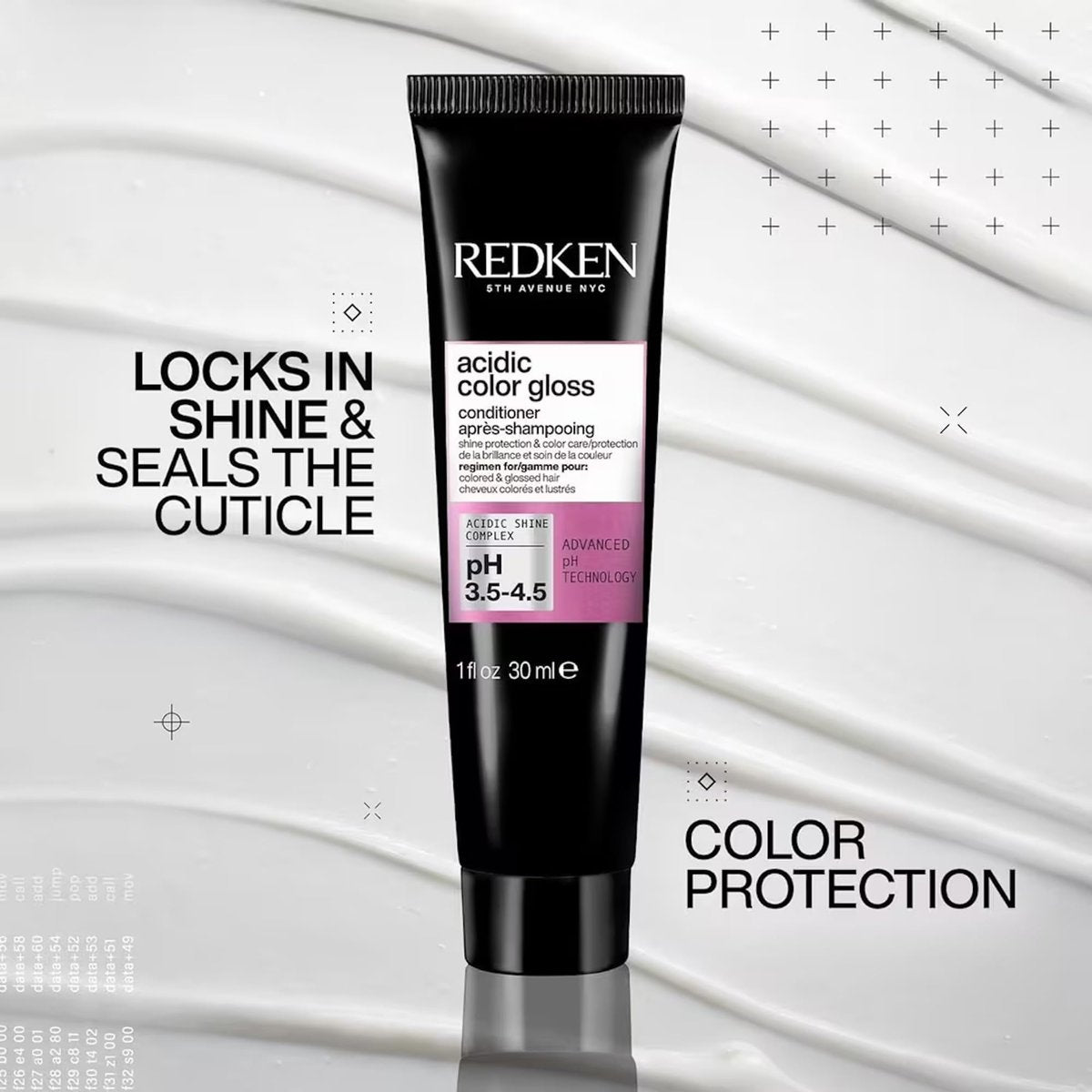 Redken Acidic Color Gloss Shine Mini Kit – Sulfate-Free Shampoo, Conditioner & Heat Protect Leave In Treatment for Hair Shine & Vibrant Color, Travel Size Avelisse