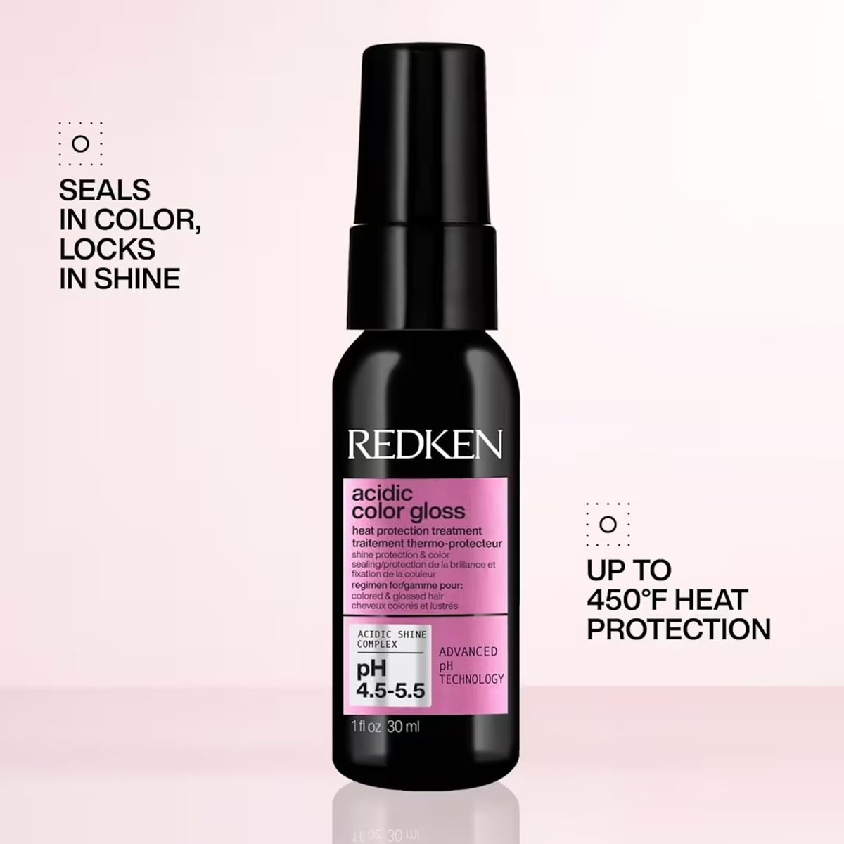 Redken Acidic Color Gloss Shine Mini Kit – Sulfate-Free Shampoo, Conditioner & Heat Protect Leave In Treatment for Hair Shine & Vibrant Color, Travel Size Avelisse