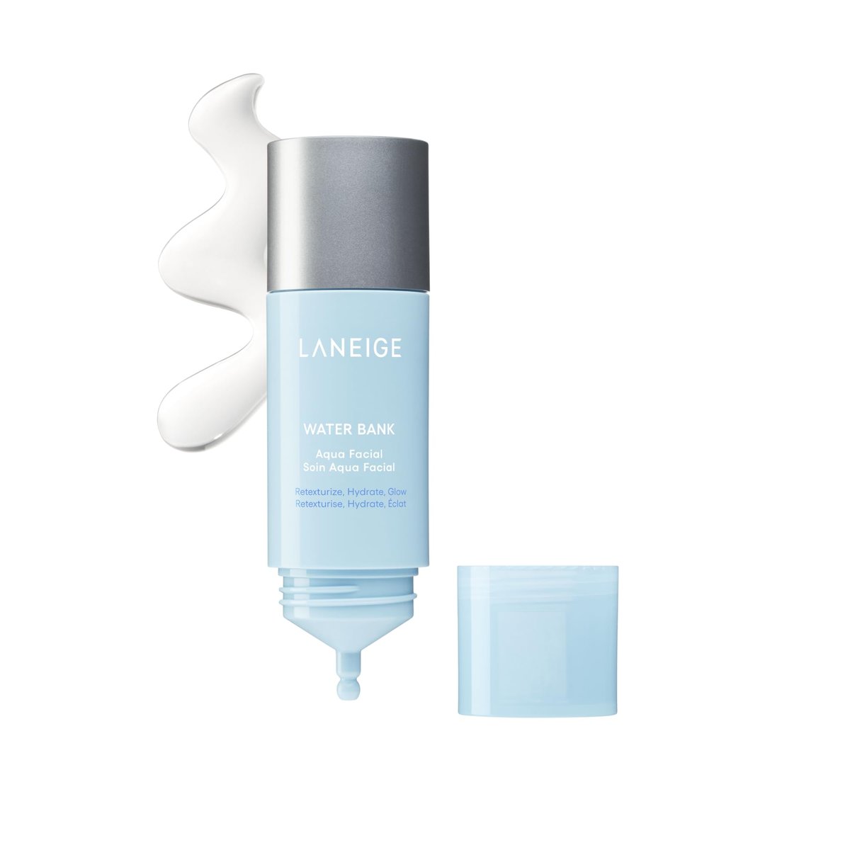 LANEIGE Water Bank Aqua Facial Serum – Hydrating & Exfoliating Serum with AHA, BHA, PHA, Hyaluronic Acid & Ceramide for Smooth, Radiant Skin Avelisse