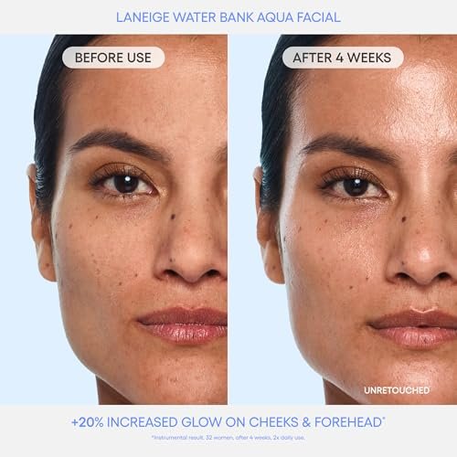 LANEIGE Water Bank Aqua Facial Serum – Hydrating & Exfoliating Serum with AHA, BHA, PHA, Hyaluronic Acid & Ceramide for Smooth, Radiant Skin Avelisse