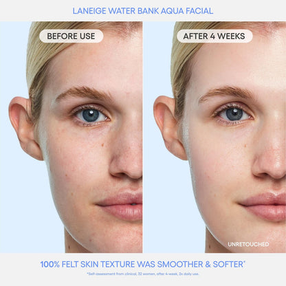 LANEIGE Water Bank Aqua Facial Serum – Hydrating & Exfoliating Serum with AHA, BHA, PHA, Hyaluronic Acid & Ceramide for Smooth, Radiant Skin Avelisse
