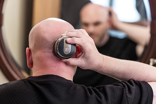 Andis 562927 Head Shaver for Skull - Waterproof Wet/Dry Rotary Shaver with 5 Floating Heads - Black Avelisse