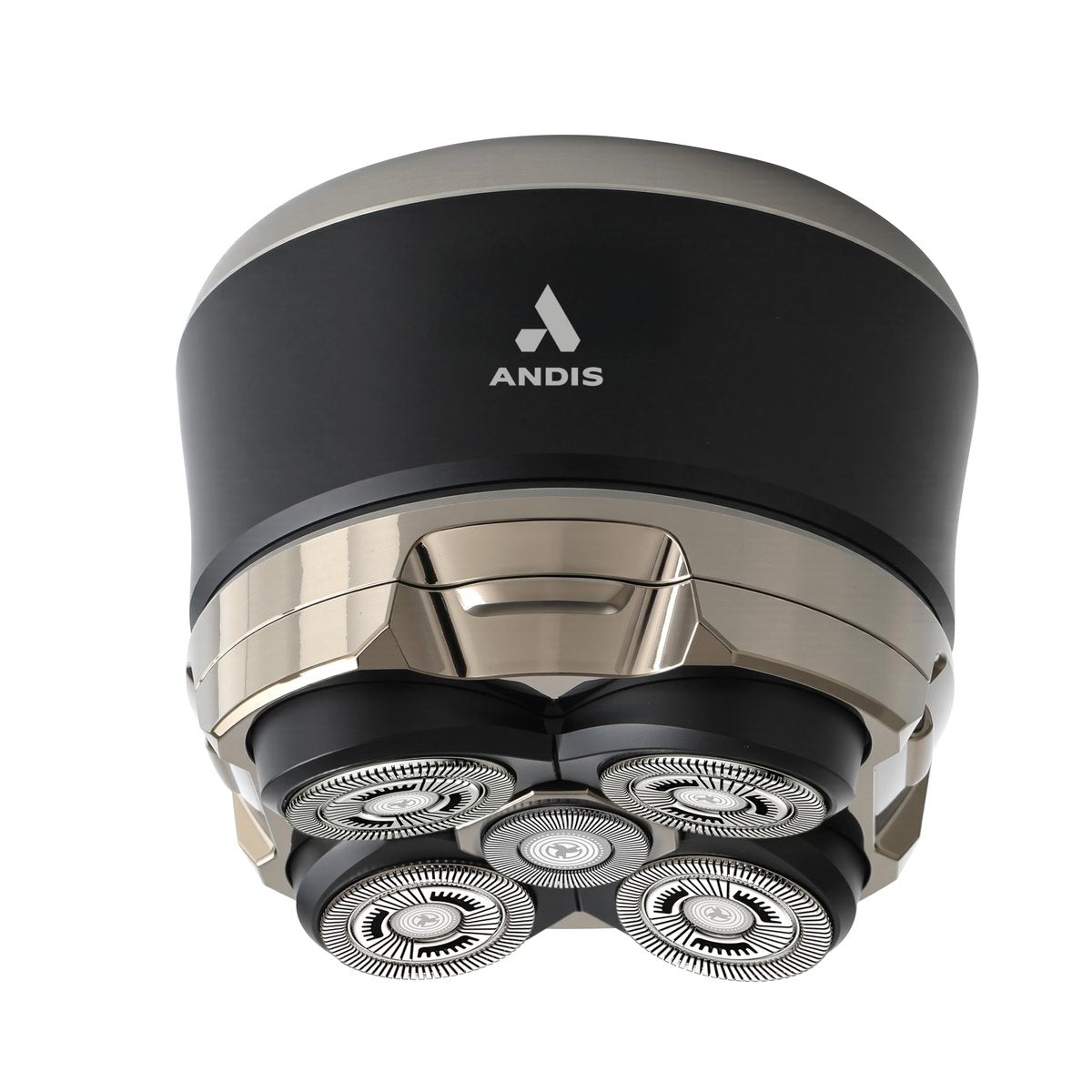 Andis 562927 Head Shaver for Skull - Waterproof Wet/Dry Rotary Shaver with 5 Floating Heads - Black Avelisse