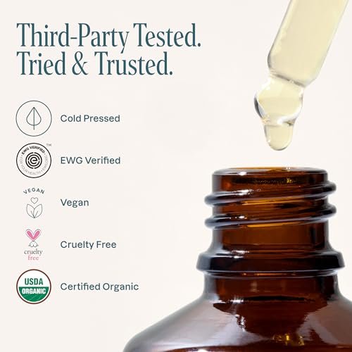 Cliganic Organic Hemp Seed Oil for Skin, Face & Hair - 100% Pure Cold Pressed Natural Unrefined, 8 Fl Oz Avelisse