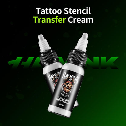 HAWINK Tattoo Gun Kit: Complete Setup with LCD Power Supply, 1600mAh Battery, 7 Inks & Stencil Transfer Gel Avelisse