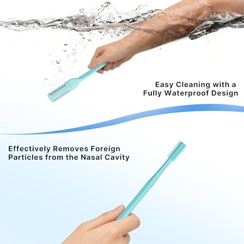 Meonxy 8-Pack Portable 2-in-1 Nasal Hair Cutter with Soft Cleaning Brush for Women and Men - 2026 Upgraded Double Sided Nose Knife - görsel 13