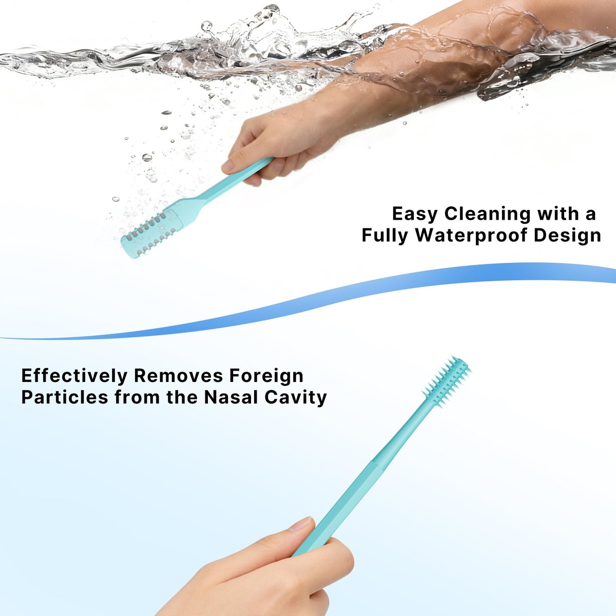 Meonxy 8-Pack Portable 2-in-1 Nasal Hair Cutter with Soft Cleaning Brush for Women and Men - 2026 Upgraded Double Sided Nose Knife - görsel 14