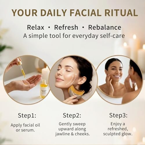 2-Pack Lymphatic Contour Face Brush for Gentle Facial Sculpting & Lymphatic Drainage - Ergonomic Design with Natural Bristles - görsel 14