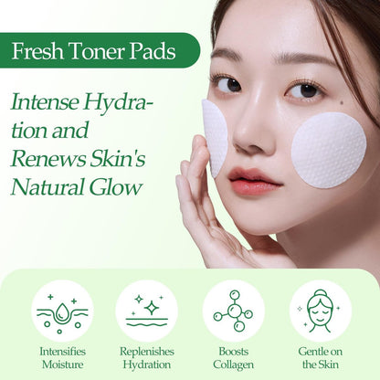Snidin Toner Pads with Centella Asiatica & Collagen – 70 Pads for Hydration & Even Skin Tone Avelisse