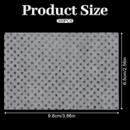 300 Pcs End Papers for Hair – Disposable Salon Perm Papers, High Temperature Resistance Curling Tissue for Hot & Cold Perms (White)
