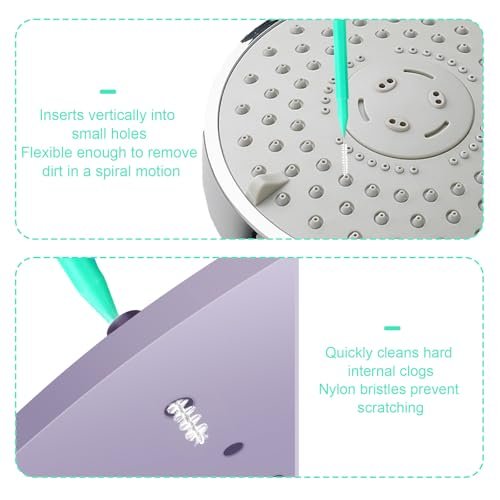 70-Piece Shower Head Cleaning Tools Kit – Multifunctional Anti-Clogging Picks and Brush Set for Bathroom, Faucets, Sinks, and Nozzles - görsel 12