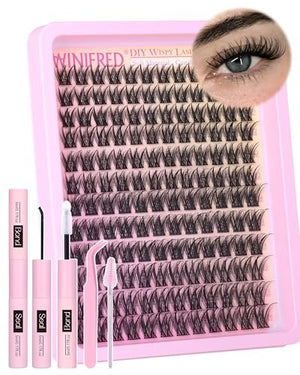 Winifred Wispy Lash Clusters Kit: DIY – Natural Wispy Look: The clusters are designed to blend seamlessly with – Image 1