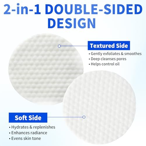 Mrlilei beauty BHA Salicylic Acid Toner Pads with Pore Care - Dual-Textured Facial Exfoliation Toner Pads with Glycolic Acid, Niacinamide Daily Face Skincare - 70 Pads + 4 Trial Pads - görsel 6