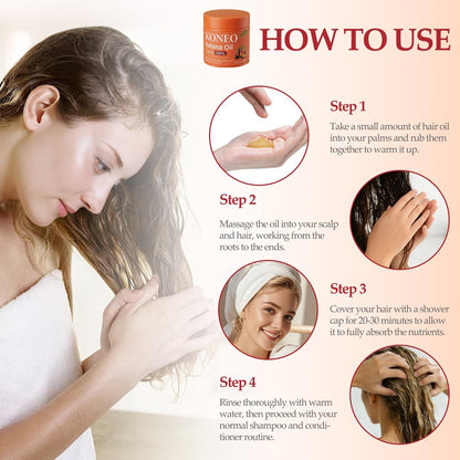 KONEO Hair Growth Cream with 100% Pure Batana Oil – Raw Batana Oil Paste from Honduras for Enhanced Thickness, Shine, and Reduced Breakage – 4.06 fl oz Avelisse