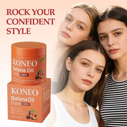 KONEO Hair Growth Cream with 100% Pure Batana Oil – Raw Batana Oil Paste from Honduras for Enhanced Thickness, Shine, and Reduced Breakage – 4.06 fl oz Avelisse