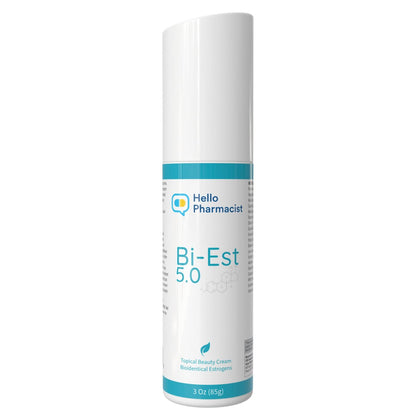 HelloPharmacist BiEst 5.0 Beauty Cream – New Smoother Formula with Hyaluronic Acid – 3 oz – Made in USA Avelisse
