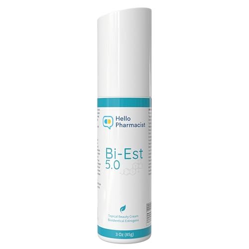 HelloPharmacist BiEst 5.0 Beauty Cream – New Smoother Formula with Hyaluronic Acid – 3 oz – Made in USA Avelisse