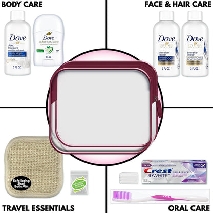 Convenience Kits International Women’s 10-Piece Toiletry Kit Featuring Dove